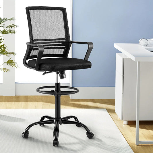 Artiss Office Chair Drafting Chairs Stool Computer Desk