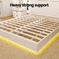Artiss Queen Bed Frame with 16Colour Led Light Wooden