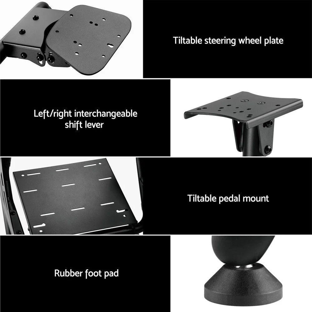 Artiss Racing Simulator Cockpit Steering Wheel Gaming Chair