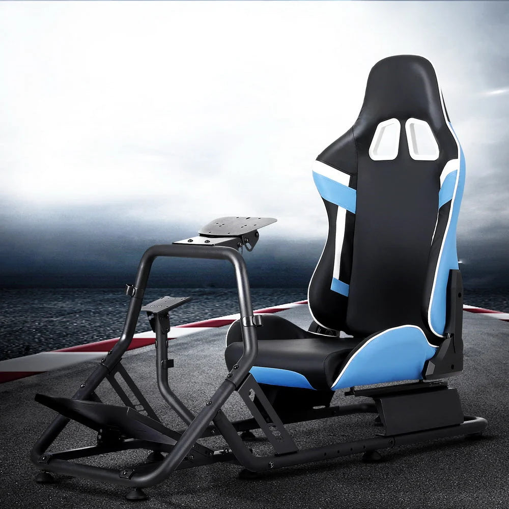 Artiss Racing Simulator Cockpit Steering Wheel Gaming Chair