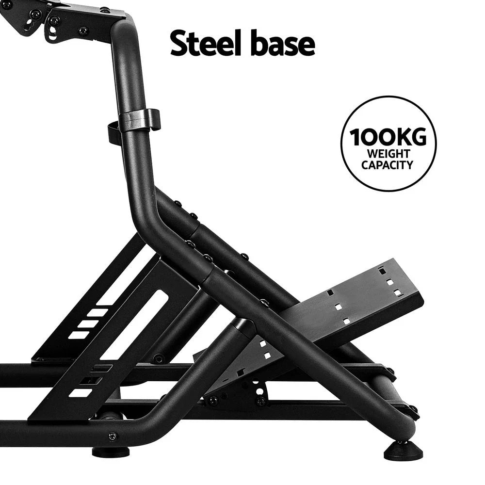 Artiss Racing Simulator Cockpit Steering Wheel Gaming Chair