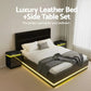 Queen bed frame RGB LED with 2 Beside