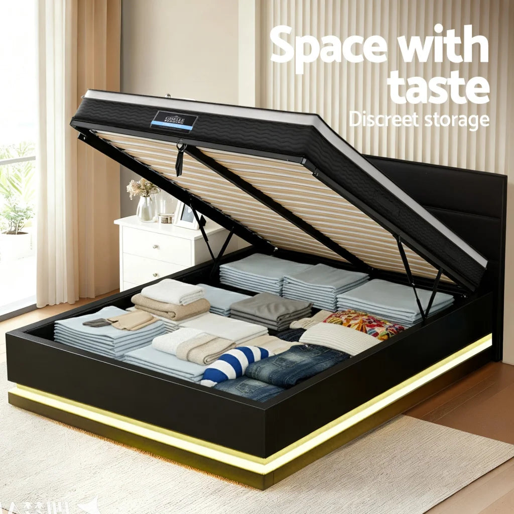 32cm bed frame with upholstered frame and mattress support