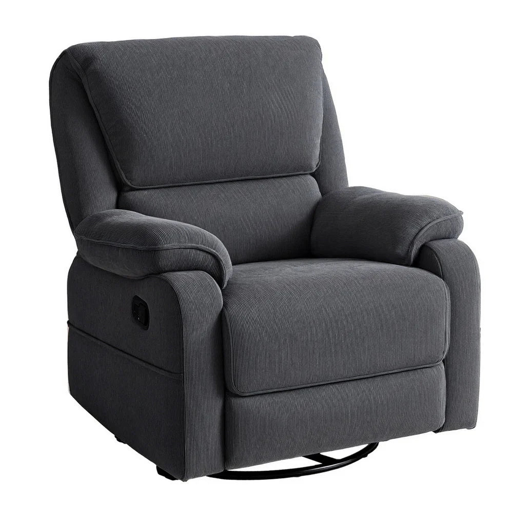 Artiss Rocking Recliner Chair 360 Swivel Massage Heated