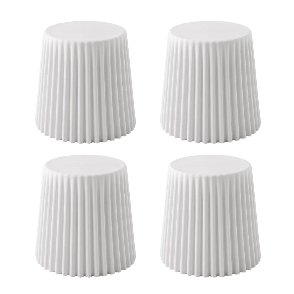 Artiss Set of 4 Cupcake Bar Stools Stackable Foot Stool