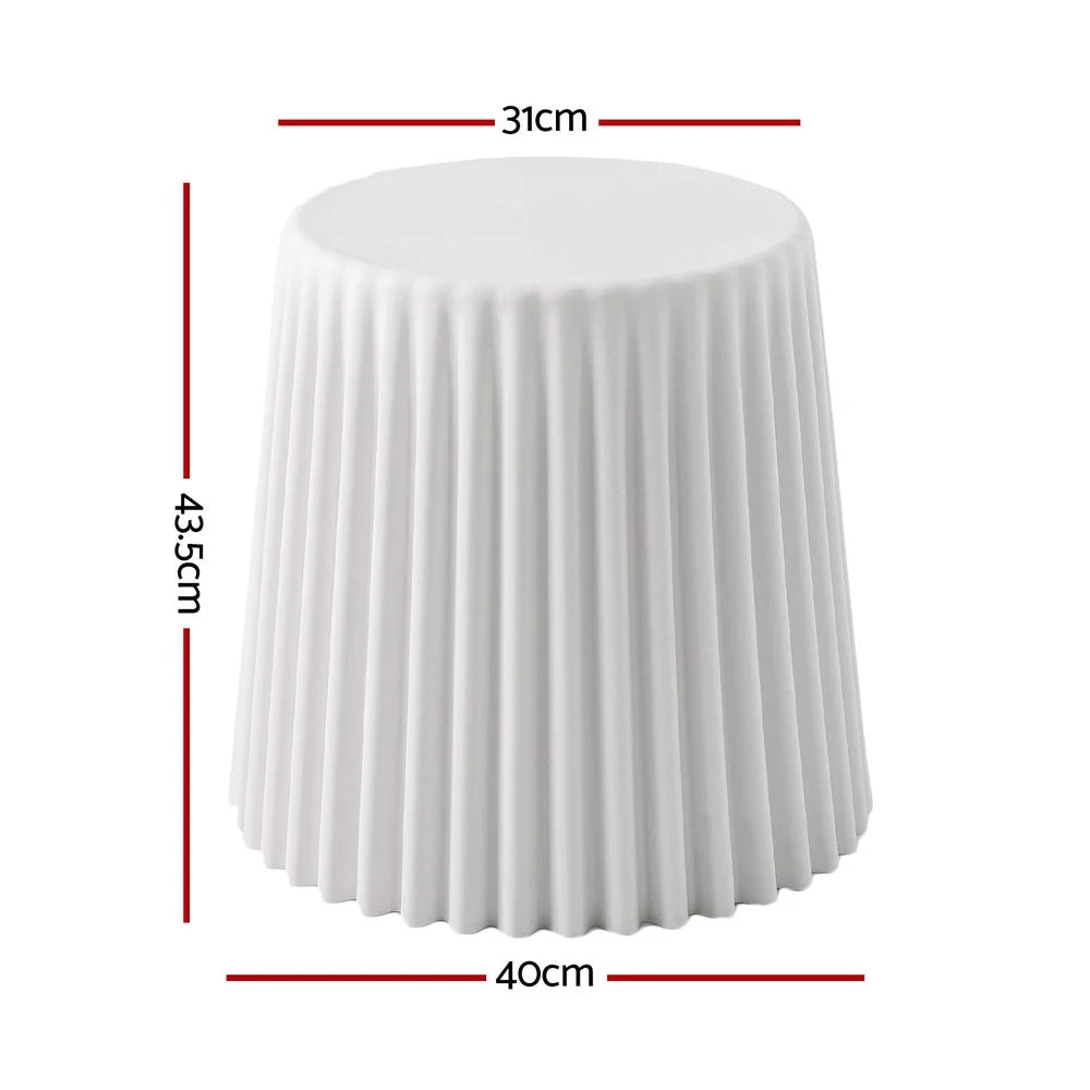 Artiss Set of 4 Cupcake Bar Stools Stackable Foot Stool