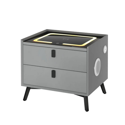 Artiss Smart Bedside Table with Wireless Charging - AIKA