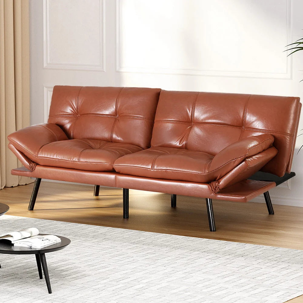 Artiss Sofa Bed Convertible 3 Seater Couch Recliner Lounge
