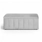 Artiss Storage Ottoman Blanket Box Velvet Grey 103cm product listing photo