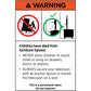 White TV stand with adjustable supports and fitted brackets
