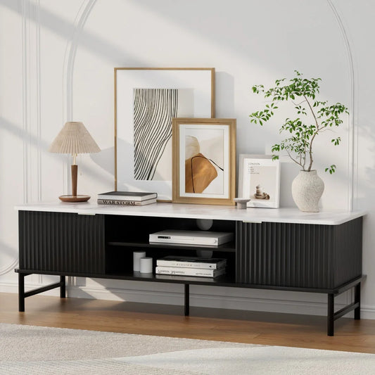 TV Cabinet Entertainment Unit Stand with Storage 140cm