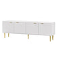 White 180cm storage cabinet for organised household storage