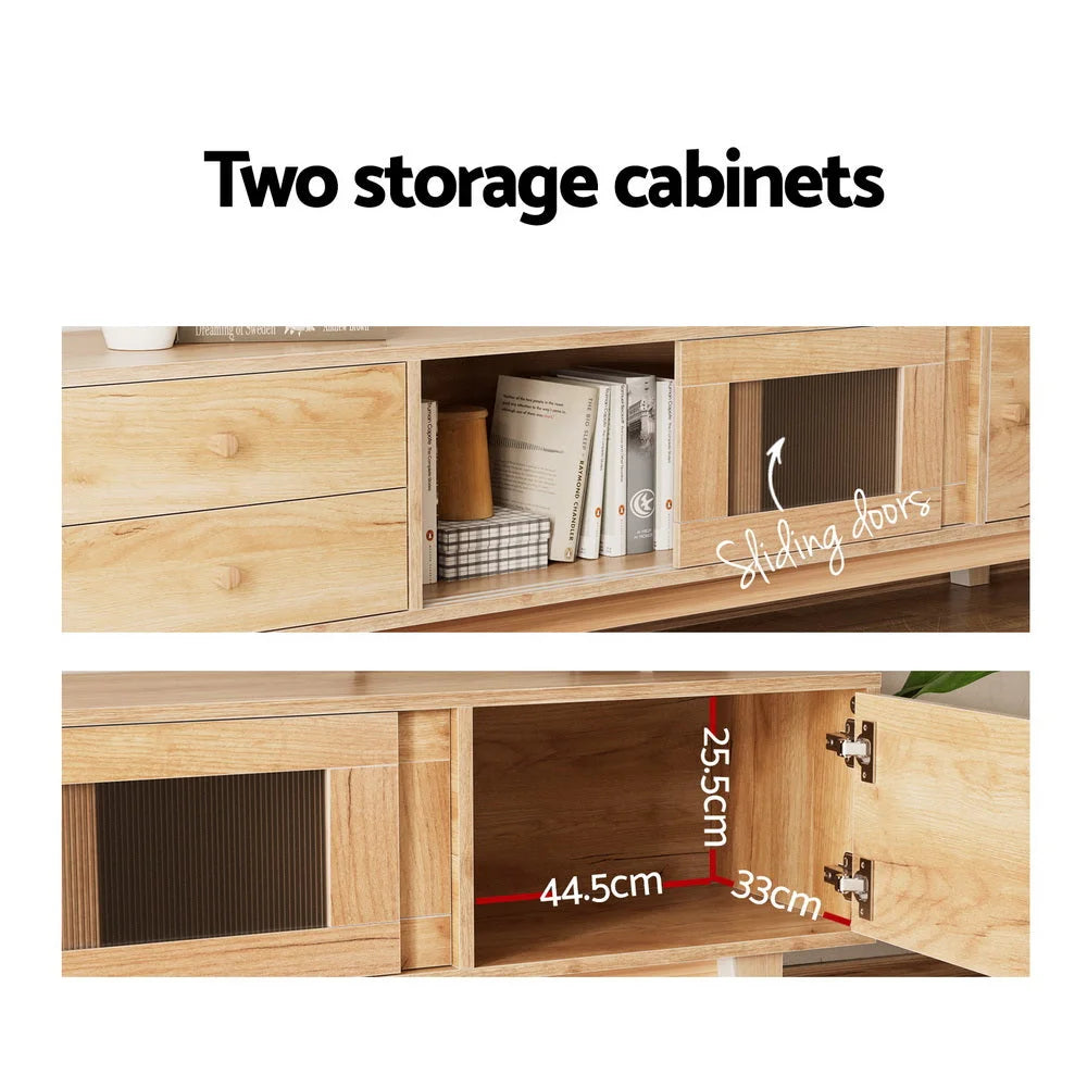 Artiss TV Cabinet Entertainment Unit Stand Storage Drawer