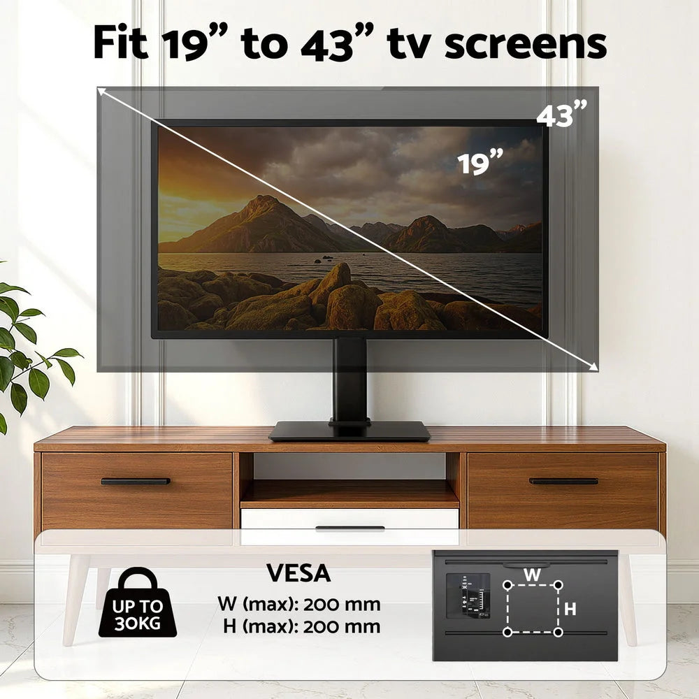 Artiss TV Stand Bracket for 19 - 43 inch TVs Table Top