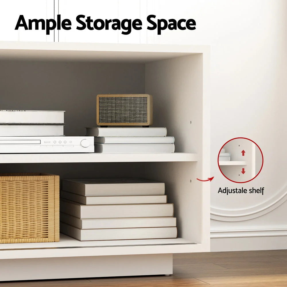 TV Unit Entertainment Storage Cabinet 160cm