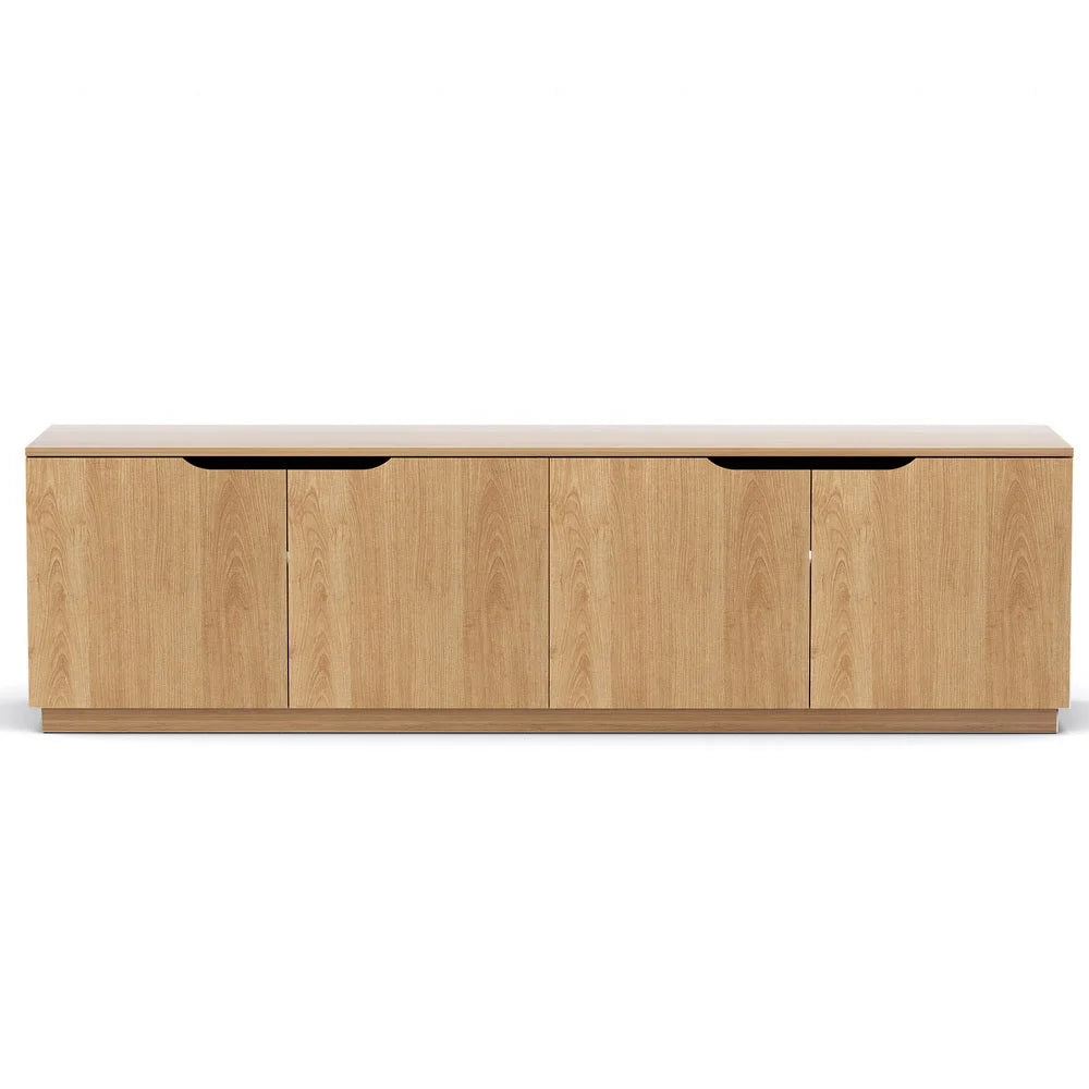 Unit Entertainment Storage Cabinet 180cm Pine TV
