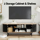 Storage cabinet with tv unit entertainment pine living