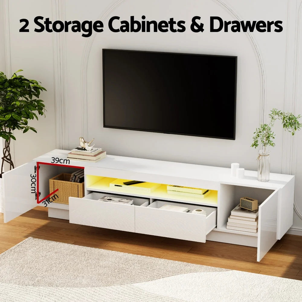 Artiss TV Unit Entertainment Unit Storage Drawer RGB LED