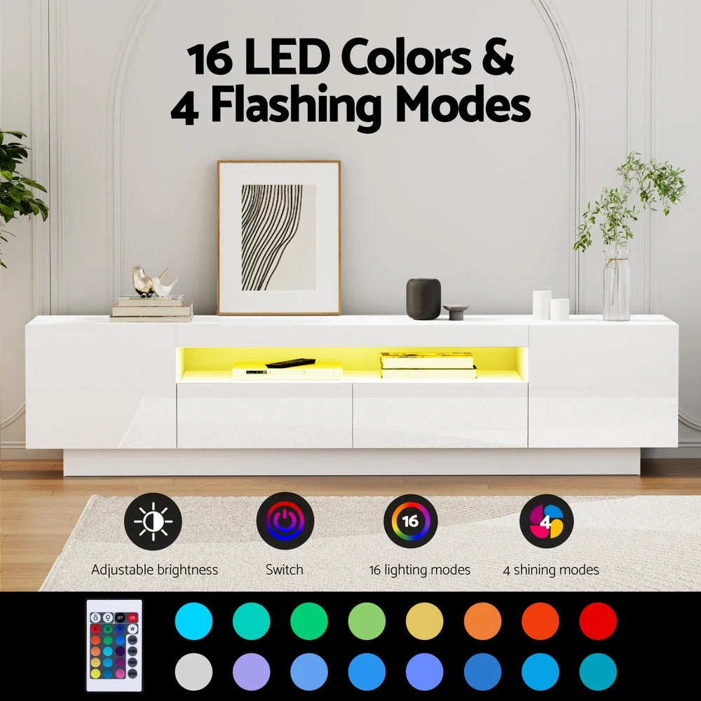 Artiss TV Unit Entertainment Unit Storage Drawer RGB LED