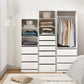 Artiss Wardrobe Clothes Closet Storage Organizer White