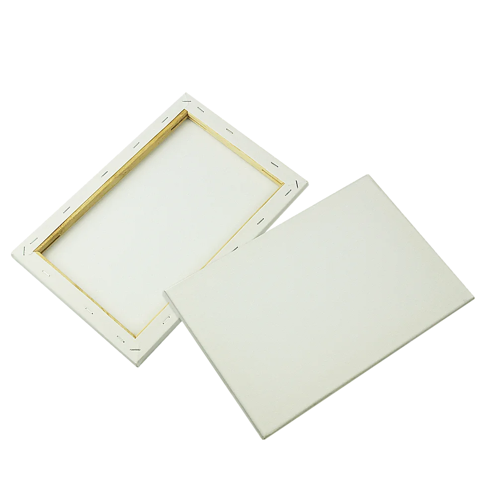 Artist Blank Stretched Canvas 5 Pack - 20x30cm White Oil