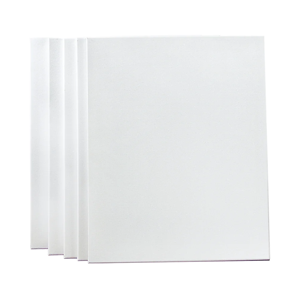 Artist Blank Stretched Canvas 5 Pack - 50x60cm White Oil