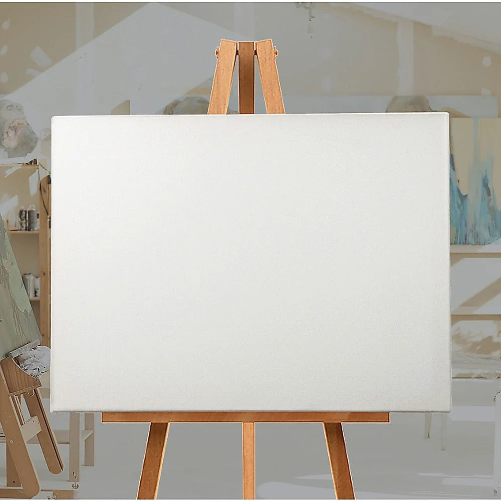 Artist Blank Stretched Canvas 5 Pack - 50x60cm White Oil
