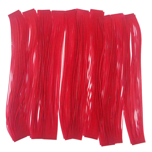 Artizan 22 strand silicon skirt Neon Red Pack of 20