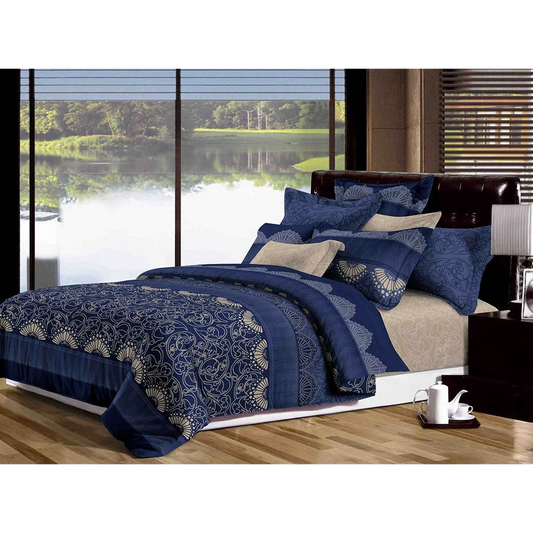 Ascott Queen Size Duvet Quilt Cover Set - Home & Garden