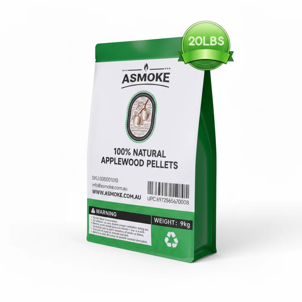 Asmoke 9 5kg of 100 Pure Applewood Pellets