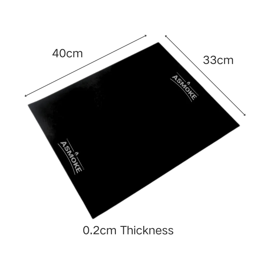 ASMOKE Premium Copper & Black BBQ Grill Mats (2-Pack)