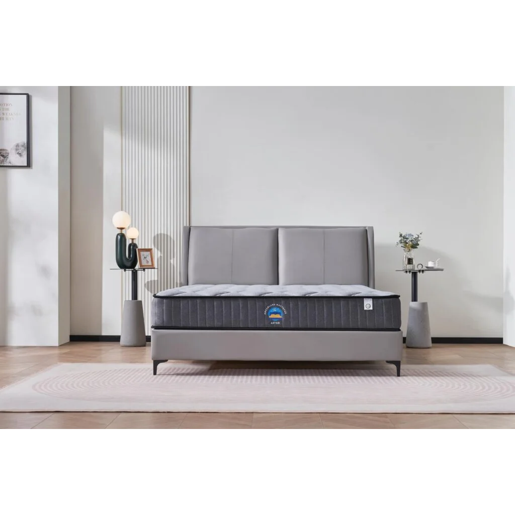 Aster hybrid 22cms thickness euro top matttress-single