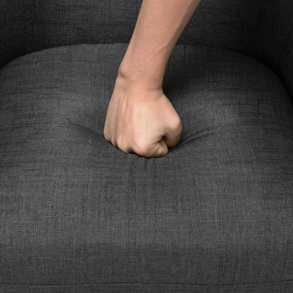 Aston Tub Accent Chair Charcoal - Living Room