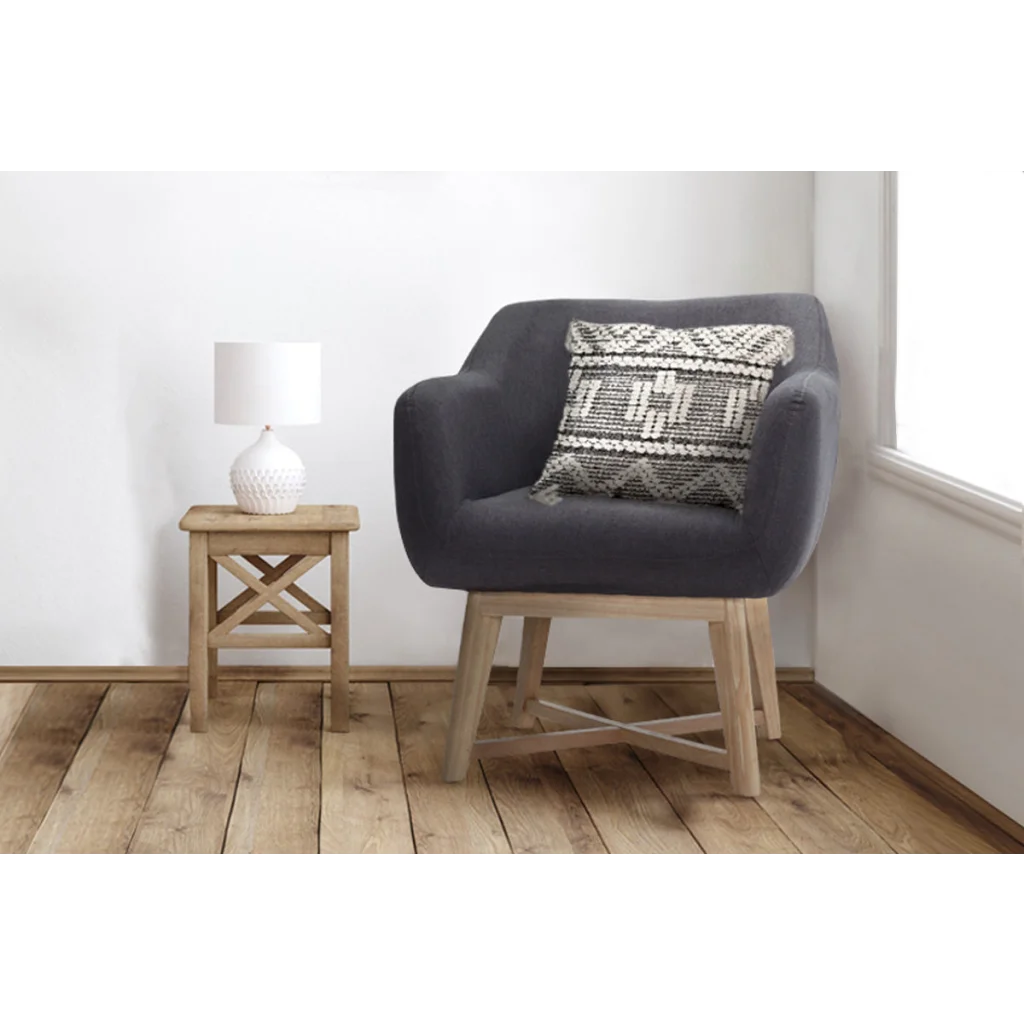 Aston Tub Accent Chair Charcoal - Living Room