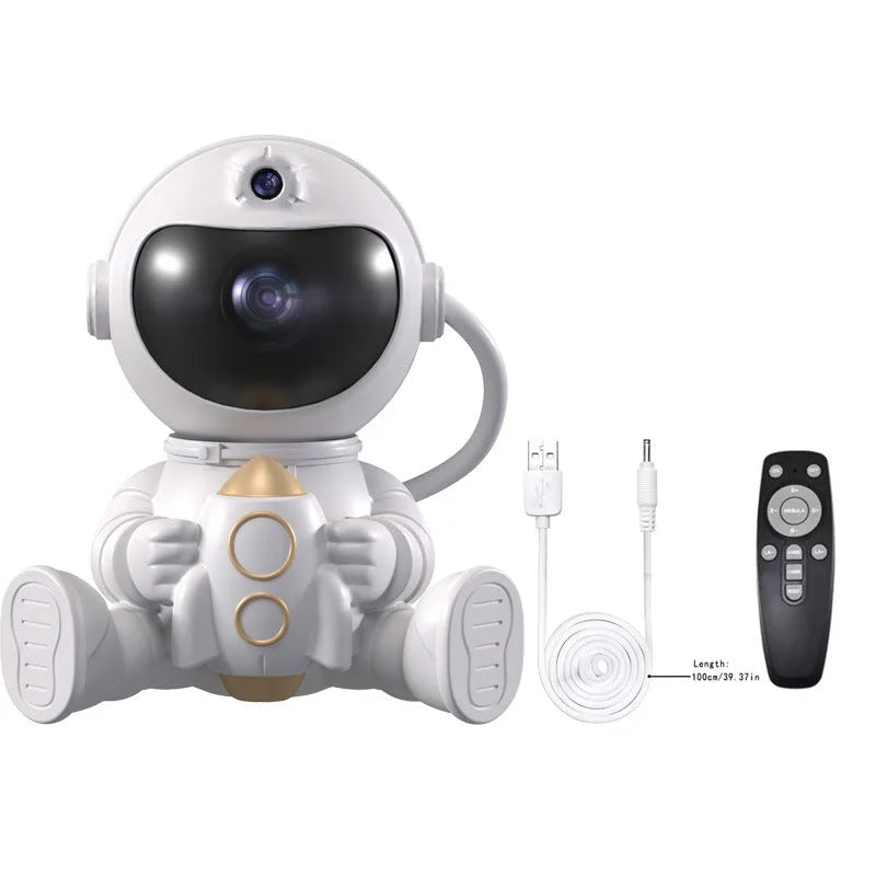Astronaut Galaxy Projector Night Light with Remote