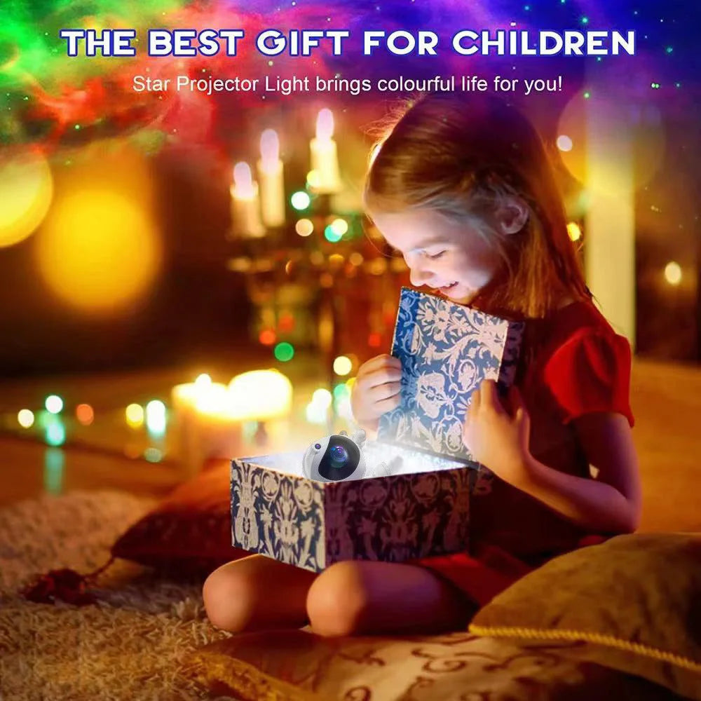 Astronaut Galaxy Projector Night Light with Remote