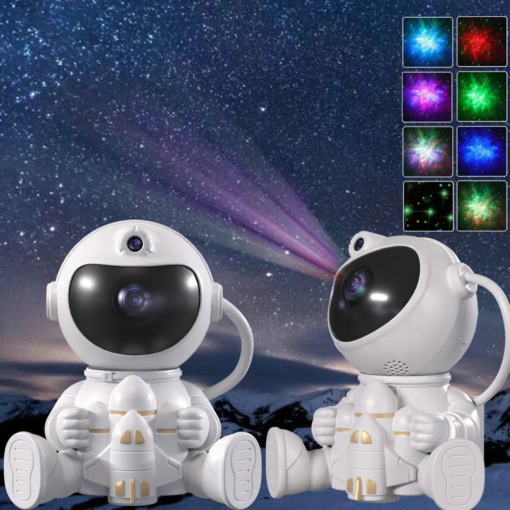 Astronaut Galaxy Projector Night Light with Remote