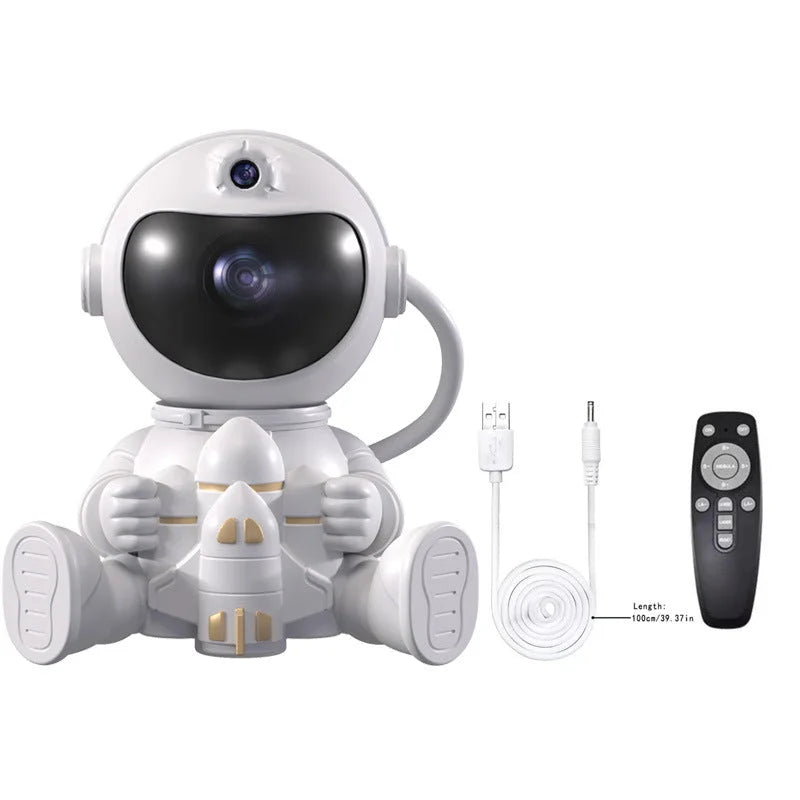 Astronaut Galaxy Projector Night Light with Remote