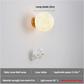 Astronaut Moon Wall Lamp with Warm Light,Diameter 15cm