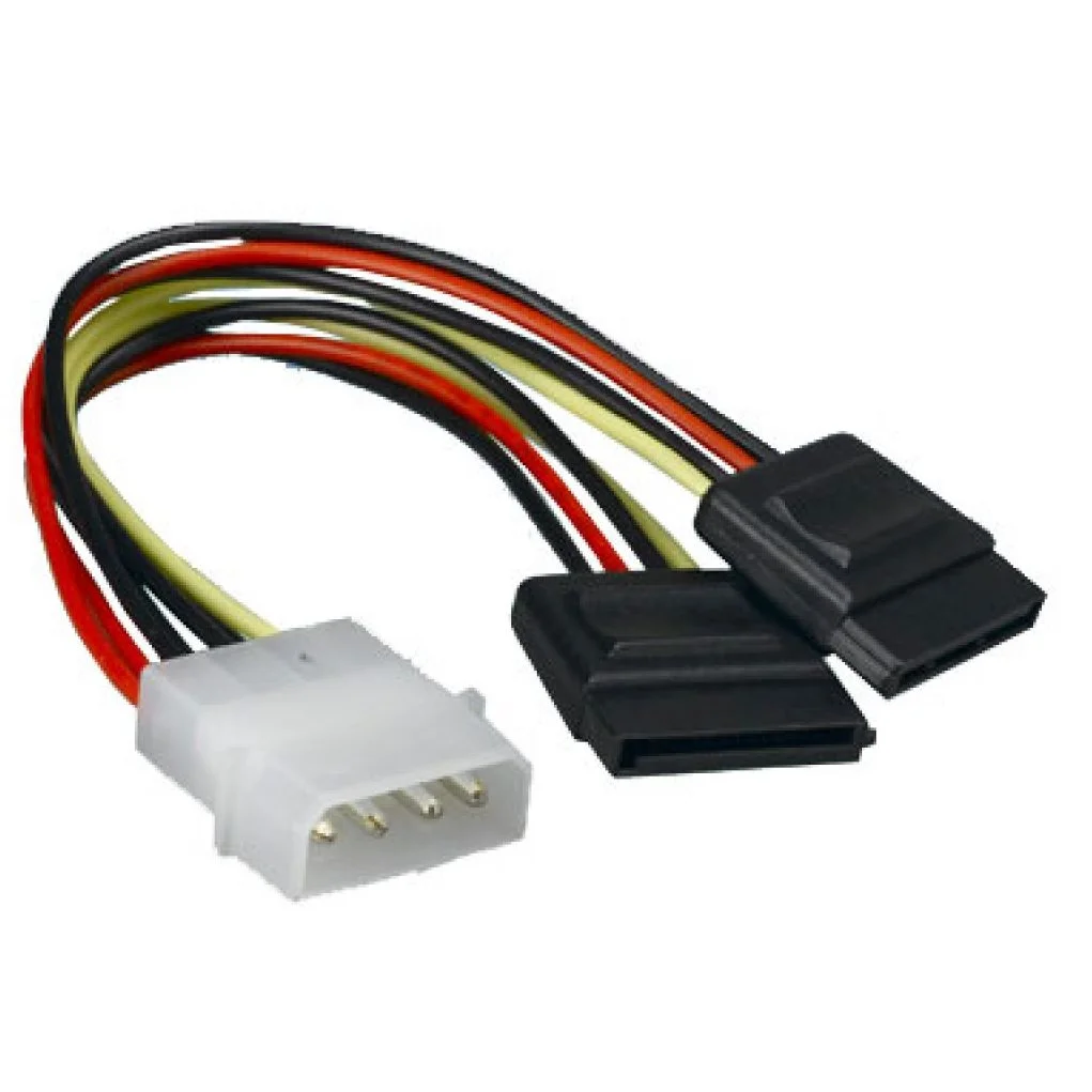 ASTROTEK Internal Power to SATA Molex Cable 4