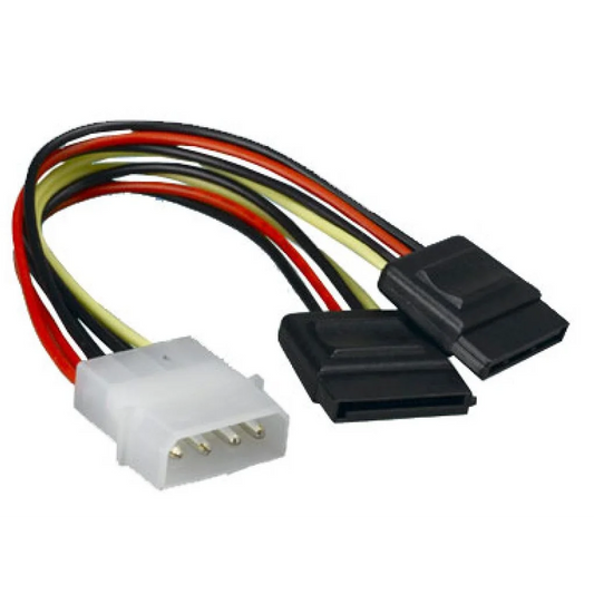 ASTROTEK Internal Power to SATA Molex Cable 4