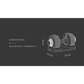 ATIVAFIT 32.5kg Single Adjustable Weight Dumbbell for Home