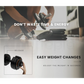 ATIVAFIT 32.5kg Single Adjustable Weight Dumbbell for Home
