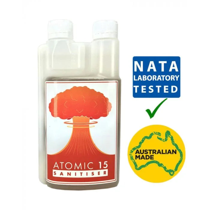 Atomic 15 Foaming Sanitiser - No Rinse Formula - Tools