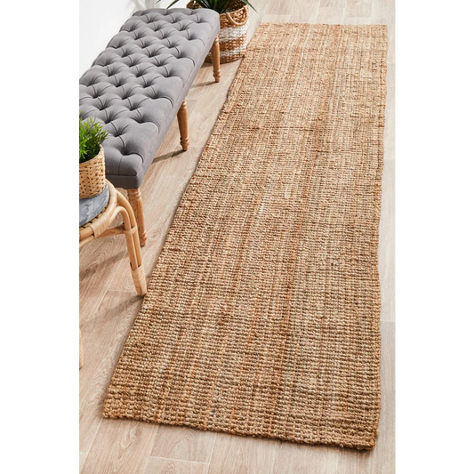 Atrium Barker Natural Runner by Rug Culture - 300X80CM