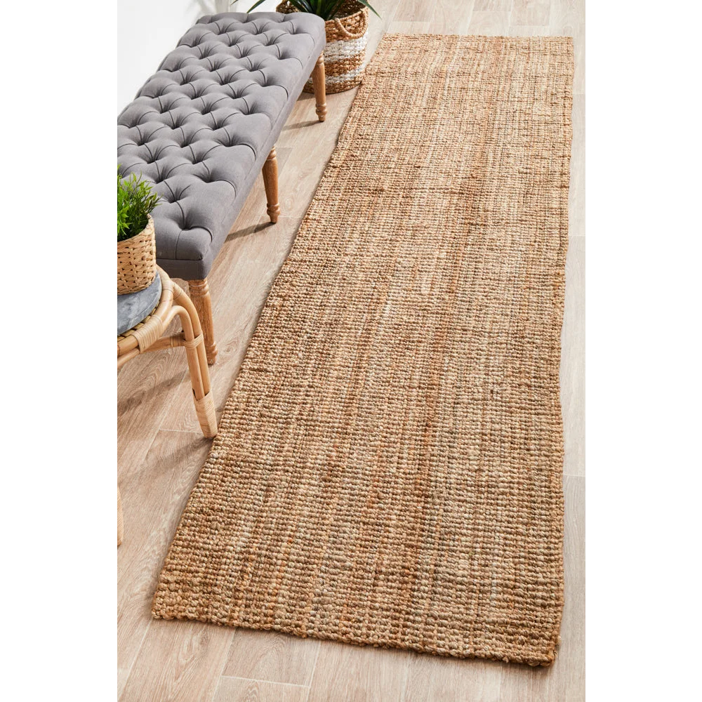 Atrium Barker Natural Runner by Rug Culture - 400X80CM