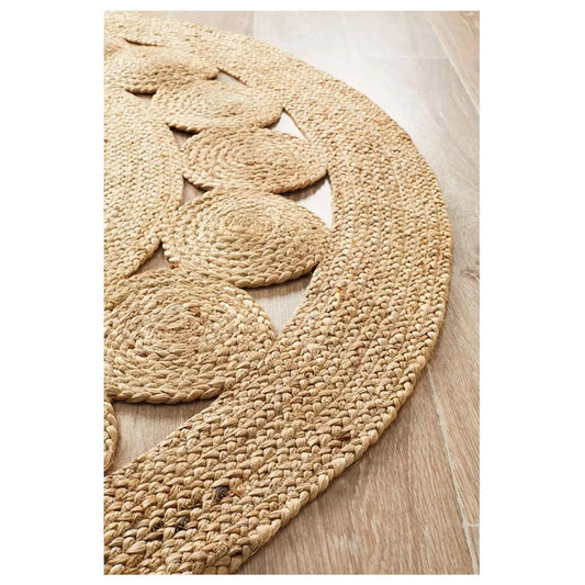 Atrium pilu natural rug 150 x 150cm - Home & Garden > Rugs
