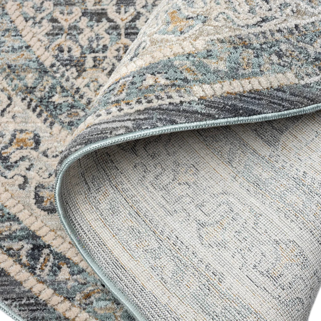 Aubre Contemporary Area Rug - Charcoal - 200x290 - Home &