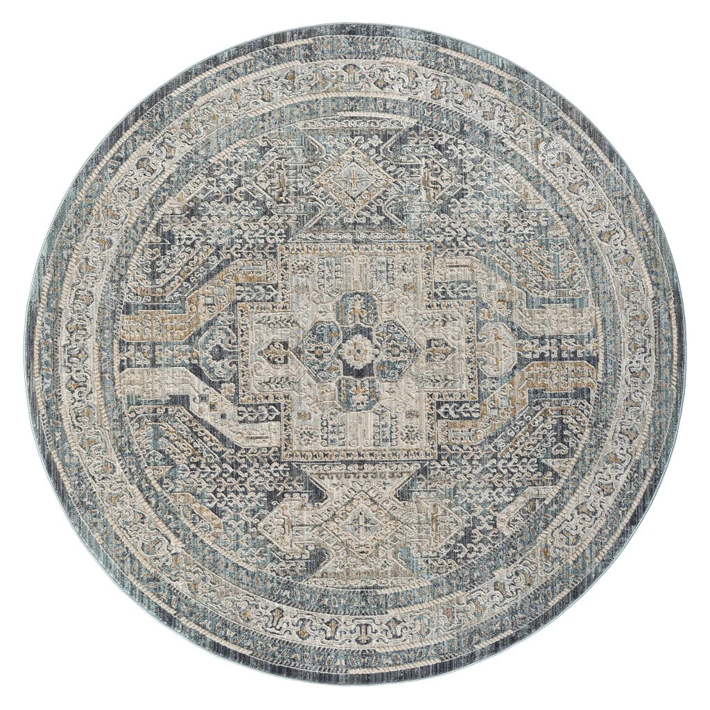 Aubre Contemporary Area Rug - Charcoal - 200x290 - Home &