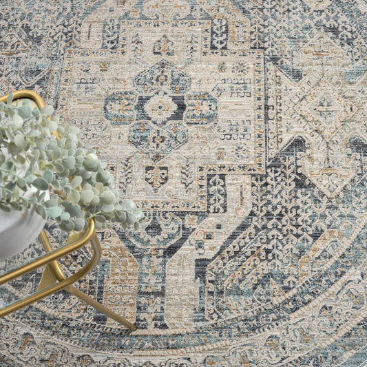 Aubre Contemporary Area Rug - Charcoal - 240x320 - Home &